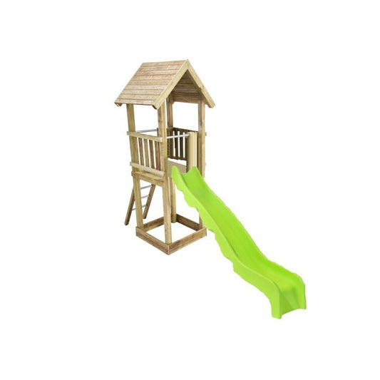 Parque Infantil Masgames Borealis Madera Sin Pintar Superficie De Arena, Tierra O Cesped.