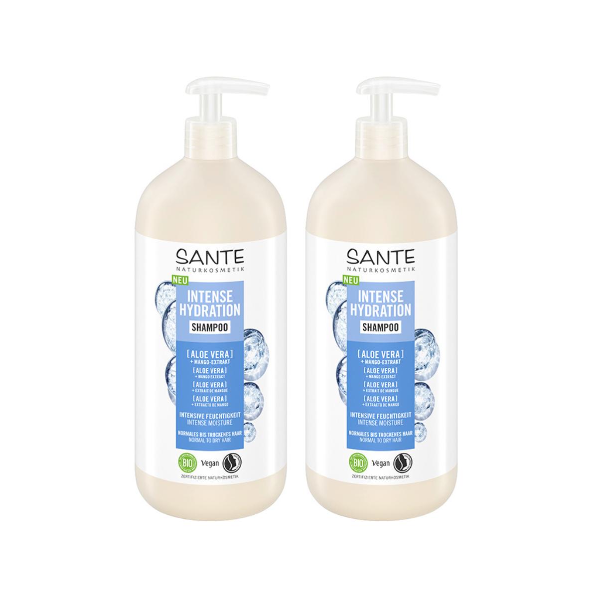 Pack 2x Champú hidratación intensa aloe Sante 950 ml