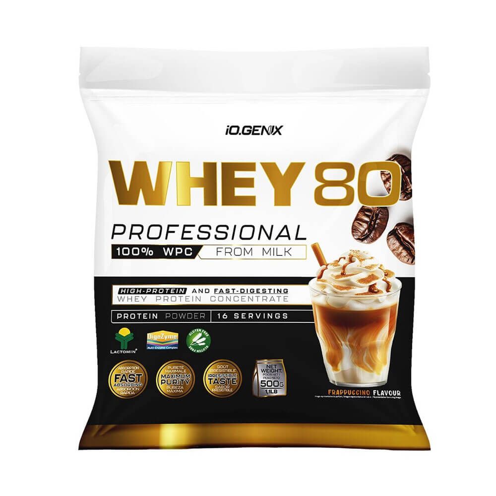 Whey 80 Profesional - 500g - Capuchino - Proteina De Suero Whey - Io.genix_0