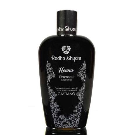 Shampoo colorante Castaño Henna Radhe Shyam 250 ml