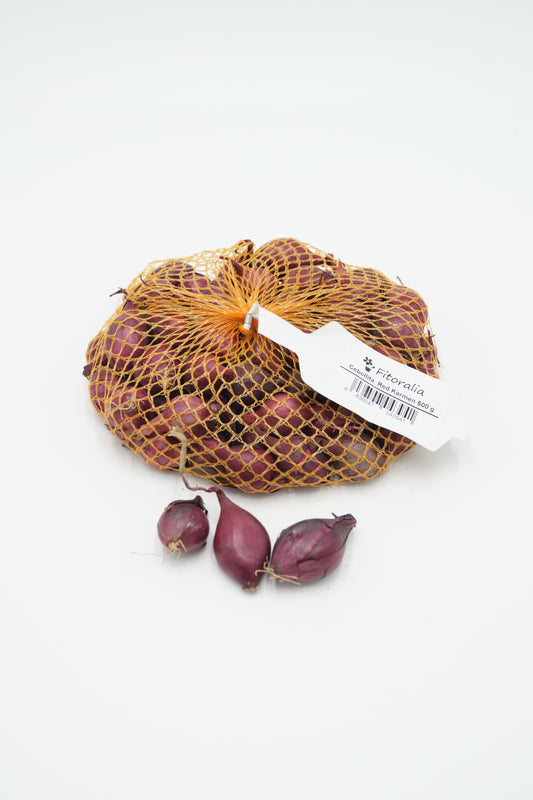 Cebollita Roja Red Karmen Natural - Malla 500 Gr - Fitoralia