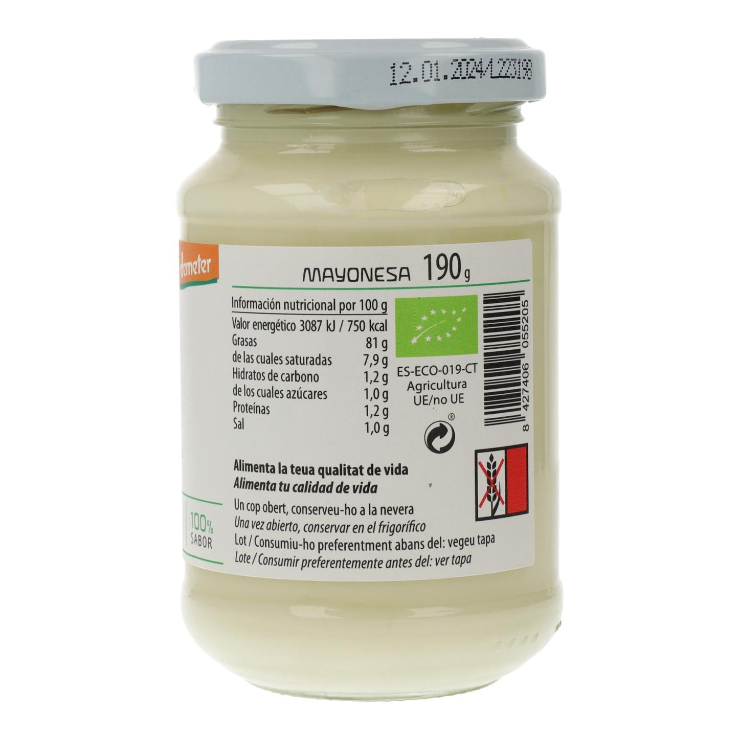 Mayonesa ECO Cal Valls 190 g
