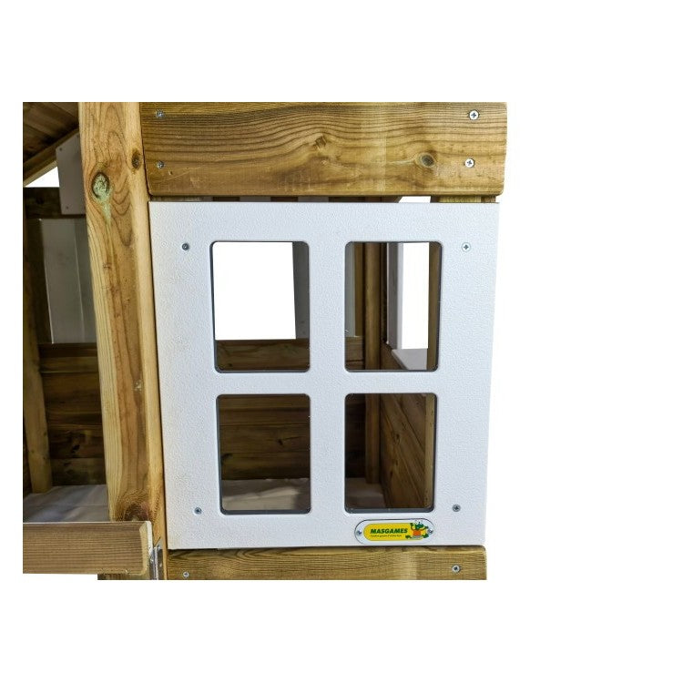 Casita De Madera Masgames Lollipop Blanca.