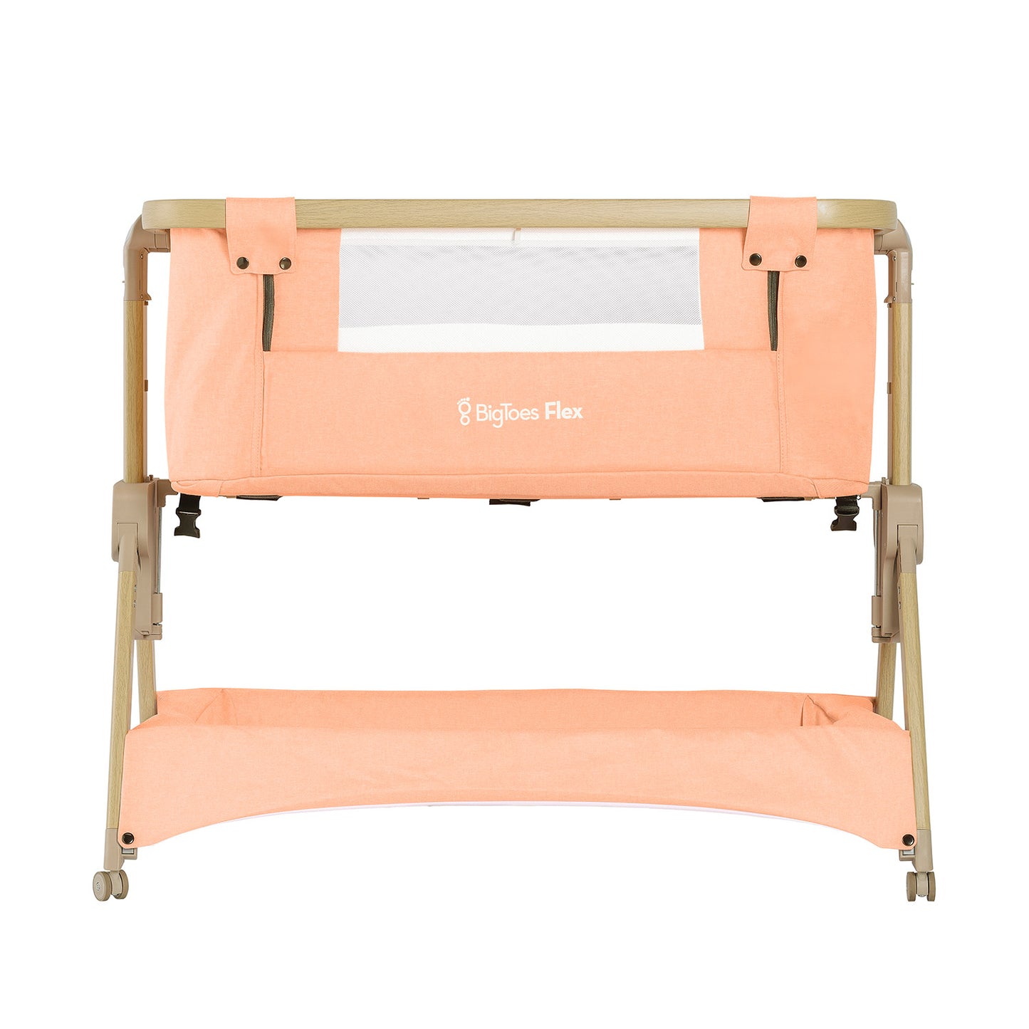 Minicuna De Colecho Plegable Bigtoes Flex Peach Deco