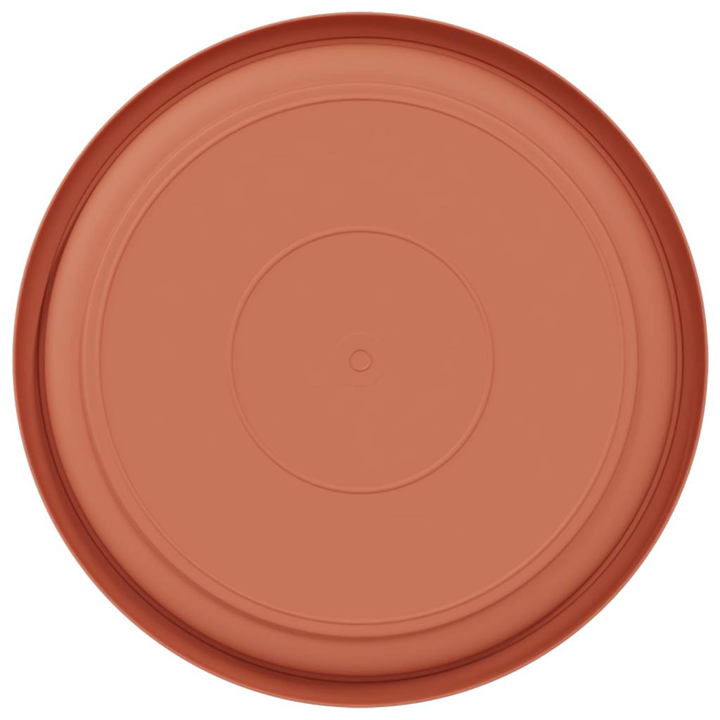 Bandeja Redonda Para Flores 6 Pcs Rojo Ladrillo Ø 19 X 2 Cm_5