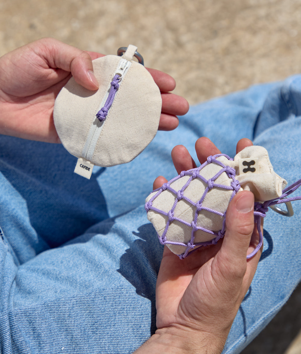 Cafide Bolsa De Chucherías De Material Reciclado Violeta. Modelo Ona._4