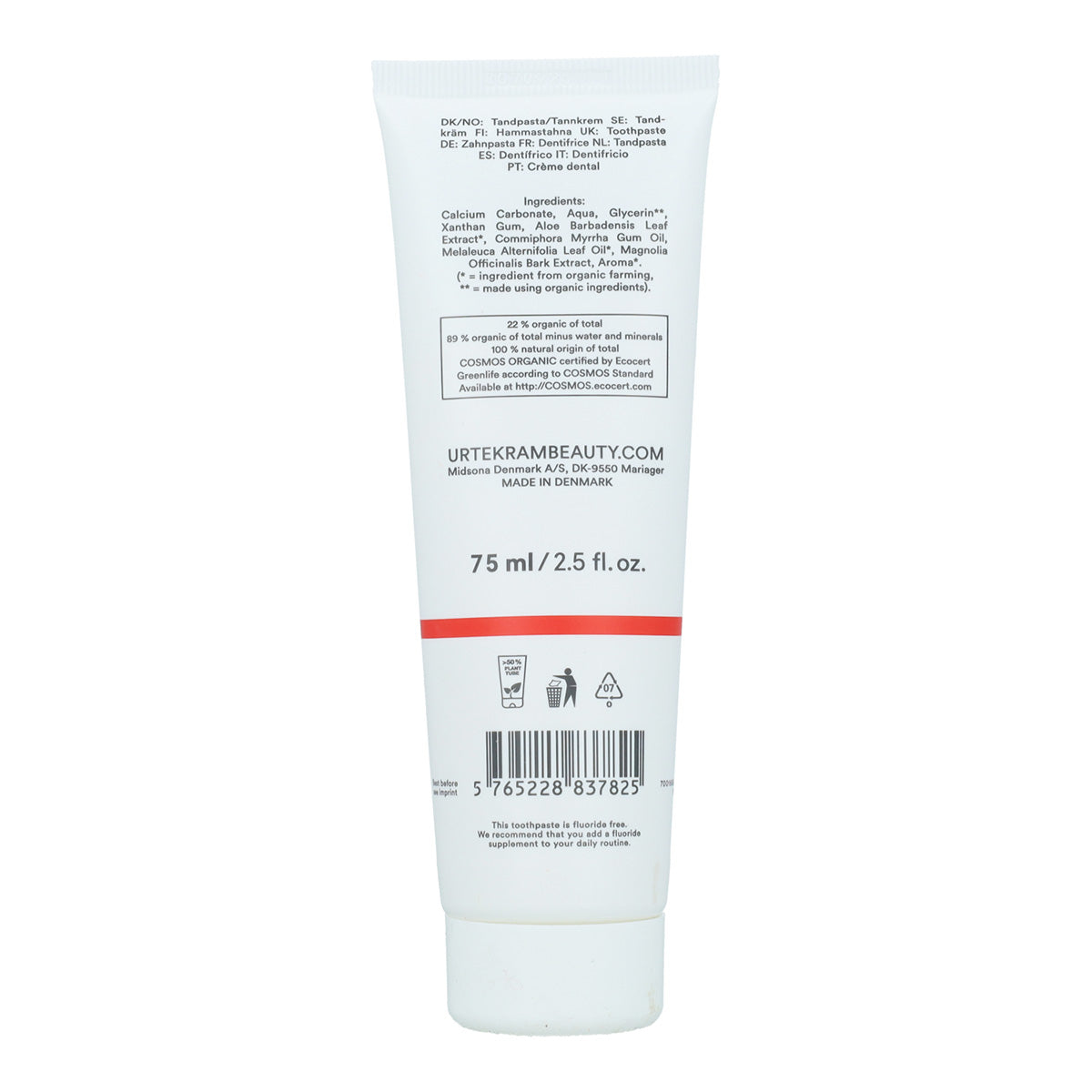 Dentífrico Árbol de Té UrteKram 75 ml
