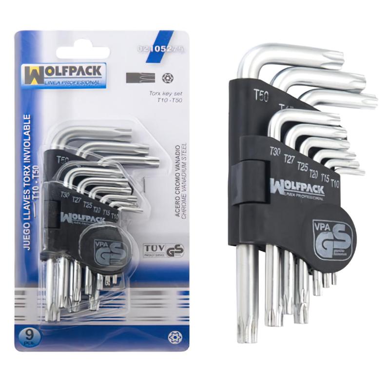 Juego Llaves Torx L 9 Piezas Inviolable_0