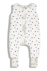Saco De Dormir Con Pies Reversible T-xs Jersey Algodón Dots-bloom