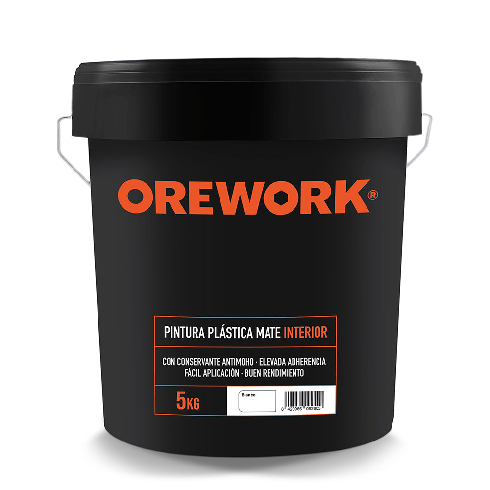 Pintura Plástica Mate Para Interior - Blanco - 5 Kg_0