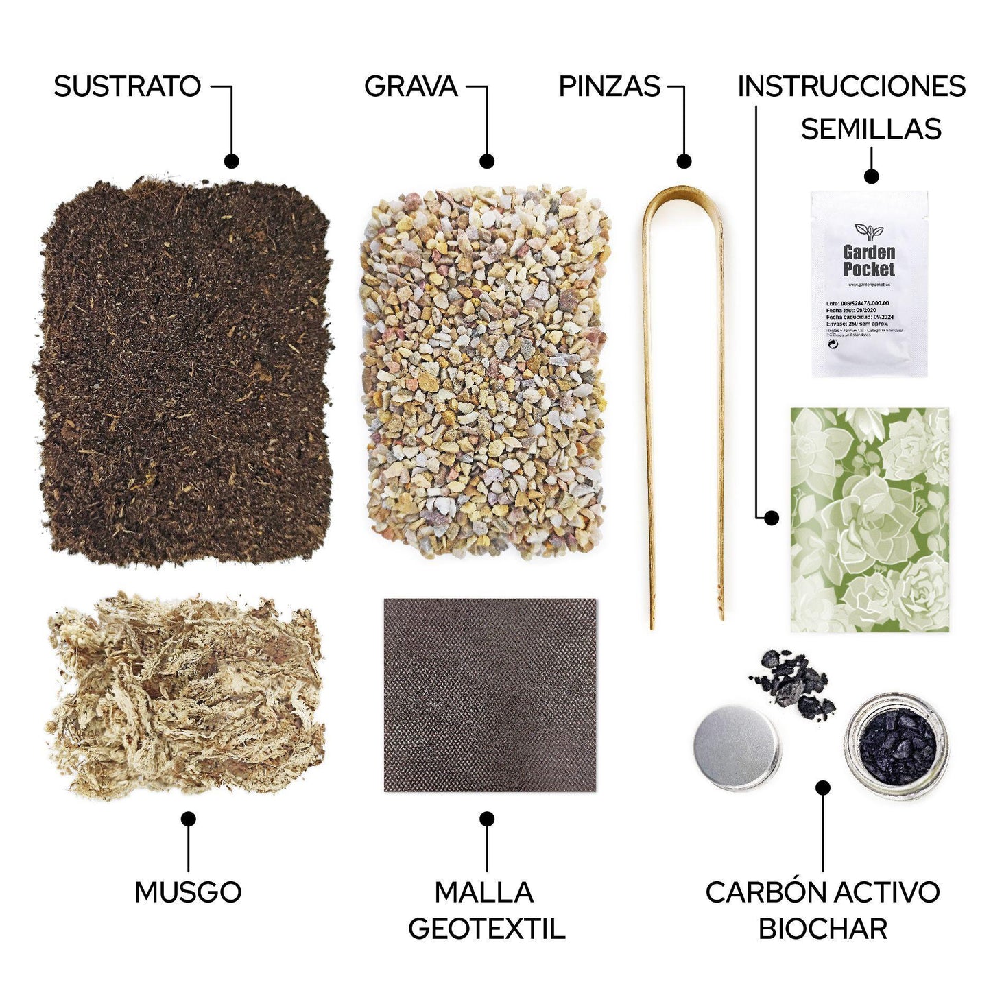 Kit Terrarium Suculentas