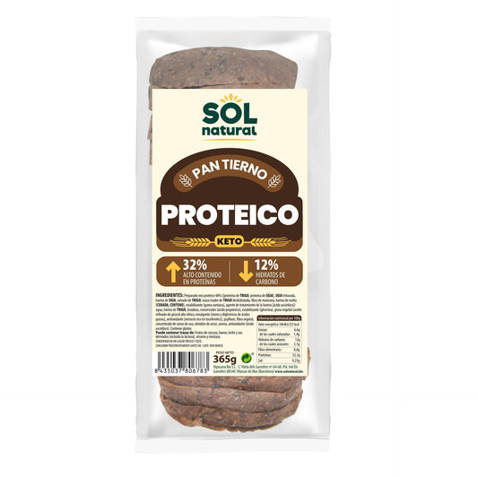 Pan de Molde Proteico KETO Sol Natural 365 g