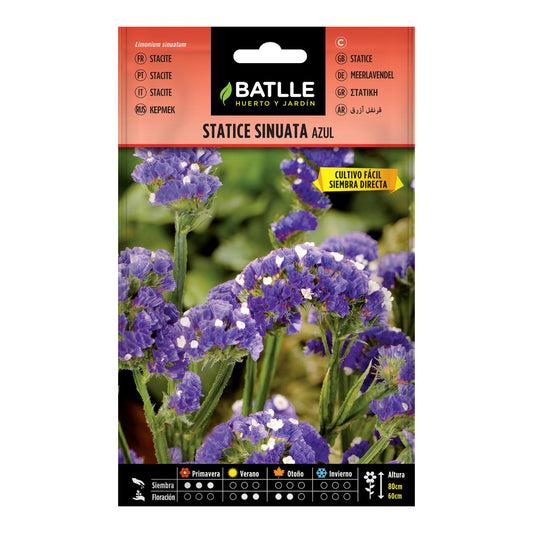 Semillas de Statice sinuata azul Batlle