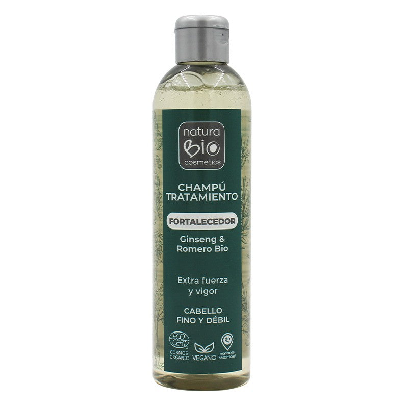 Champú tratamiento fortalecedor Ginseng & Romero Bio 250 ml NaturaBIO
