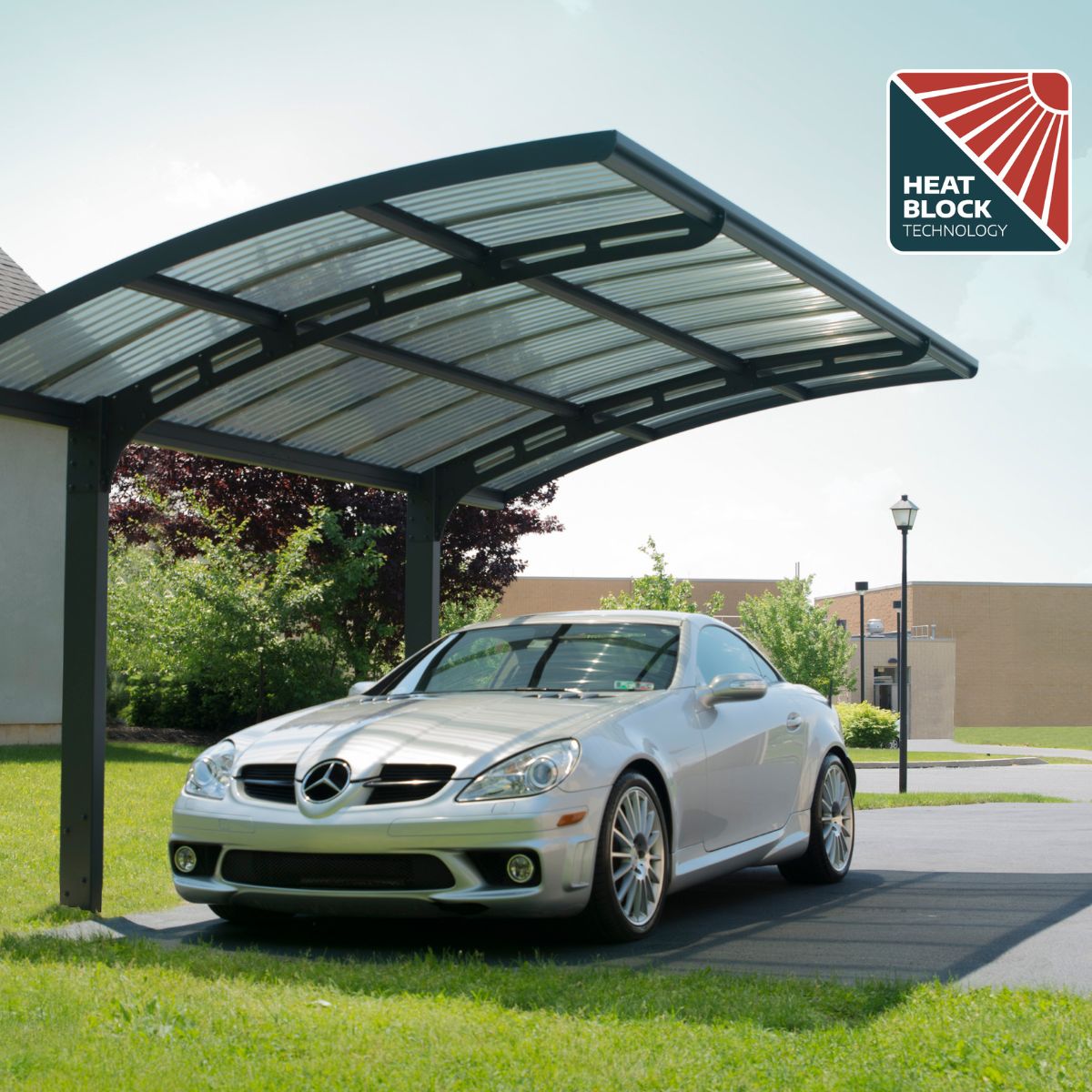 Canopia Arizona Wave Cochera de Aluminio 3 X 5 m