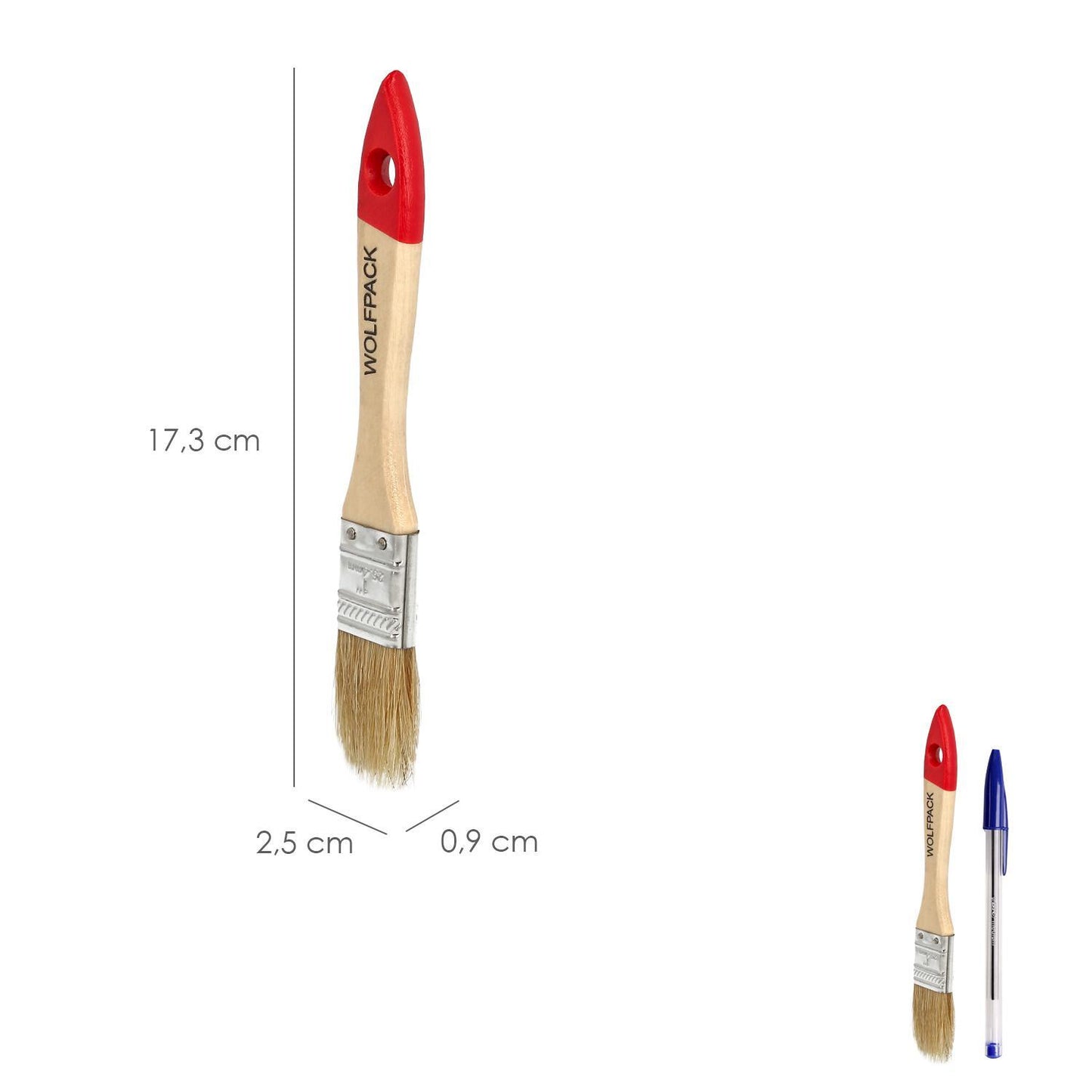 Paletina Brico Doble Cerda Blanca Nº 15 (ancho Cerda 25 Mm.)