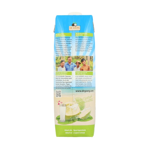Agua de coco Bio Dr. Goerg 1 L