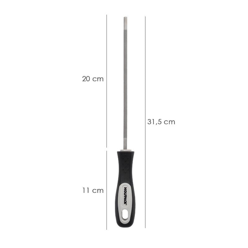 Lima Con Mango Motosierras 320 Mm. Ø 4,0 Mm.