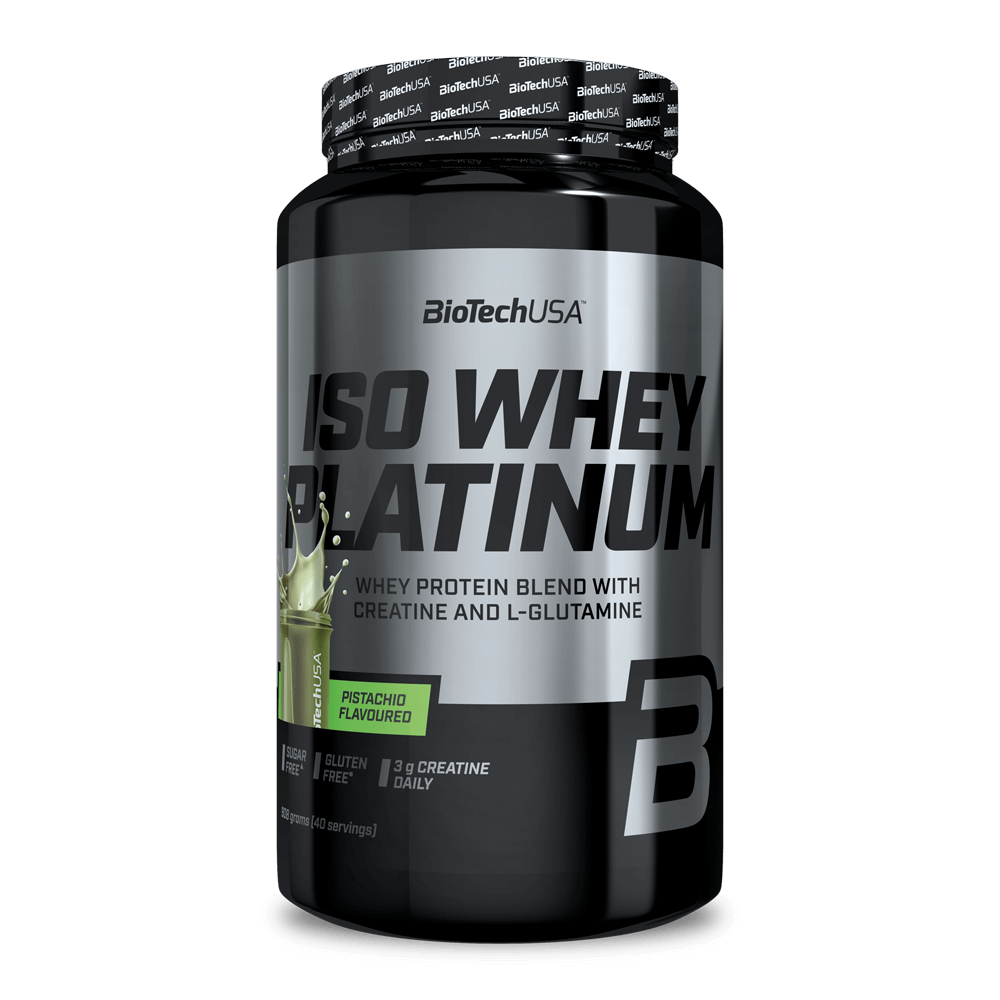 Iso Whey Platinum - 908g - Pistacho - Proteína De Aislado De Suero Isolate - Biotech Usa_0
