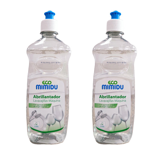Pack 2x Abrillantador Lavavajillas Mimidu ECO 500 ml