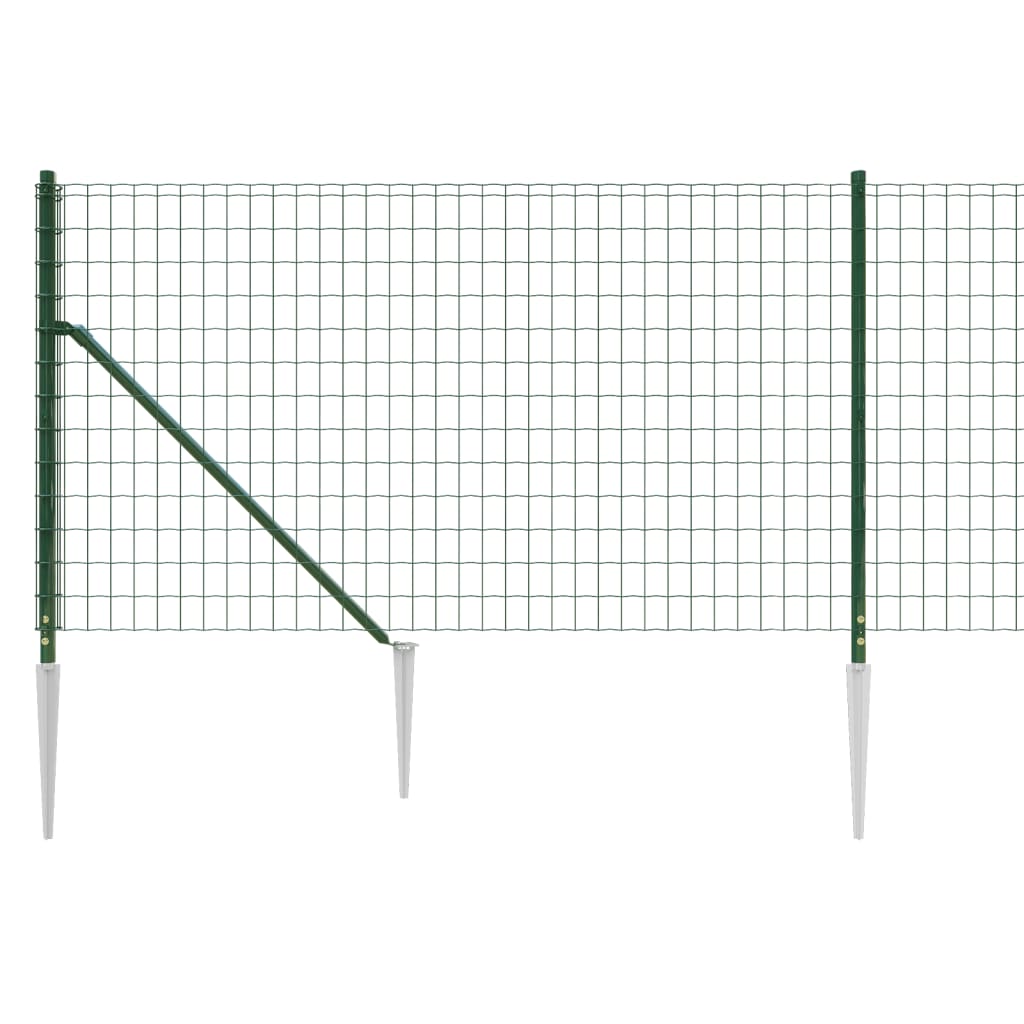 Cerca De Alambre Con Pinchos De Anclaje Verde 1,1x10 M / Vetonek_4