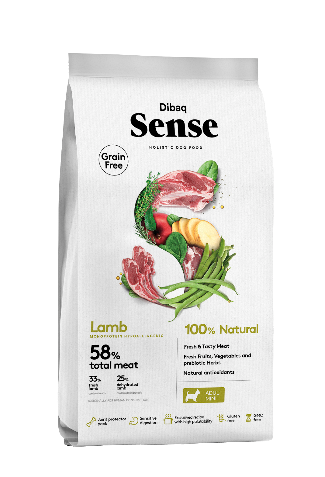 Dibaq Sense Grain Free Cordero Mini_0