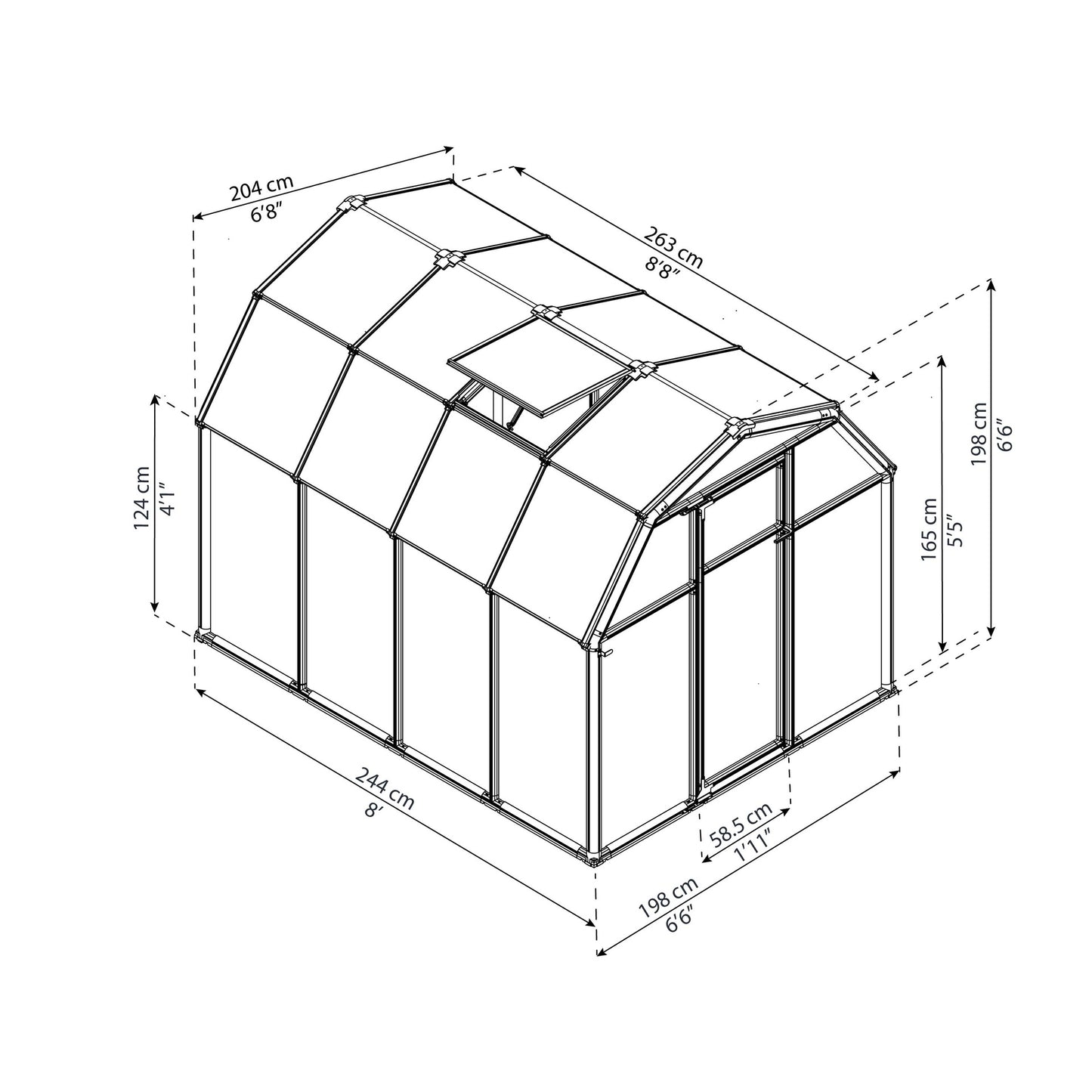 Invernadero Eco Grow 259x204 cm Canopia by Parlam