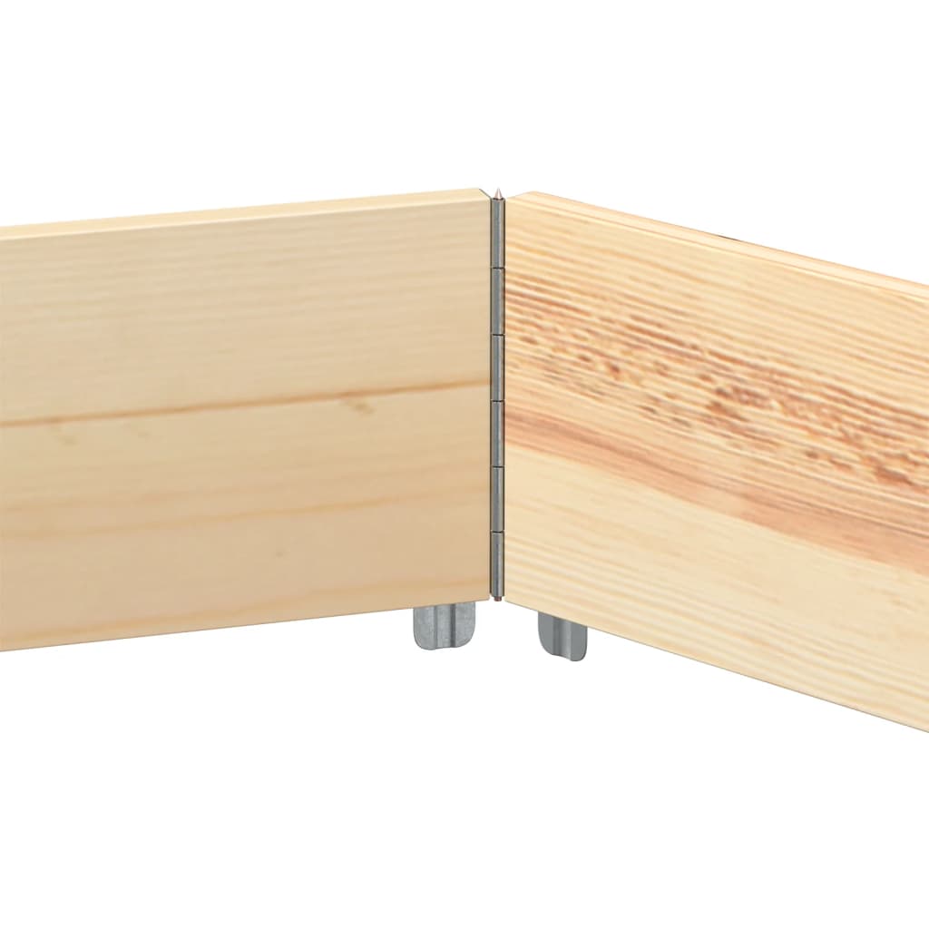 Arriate Elevado Hexagonal Madera Maciza De Pino 160x160 Cm_5
