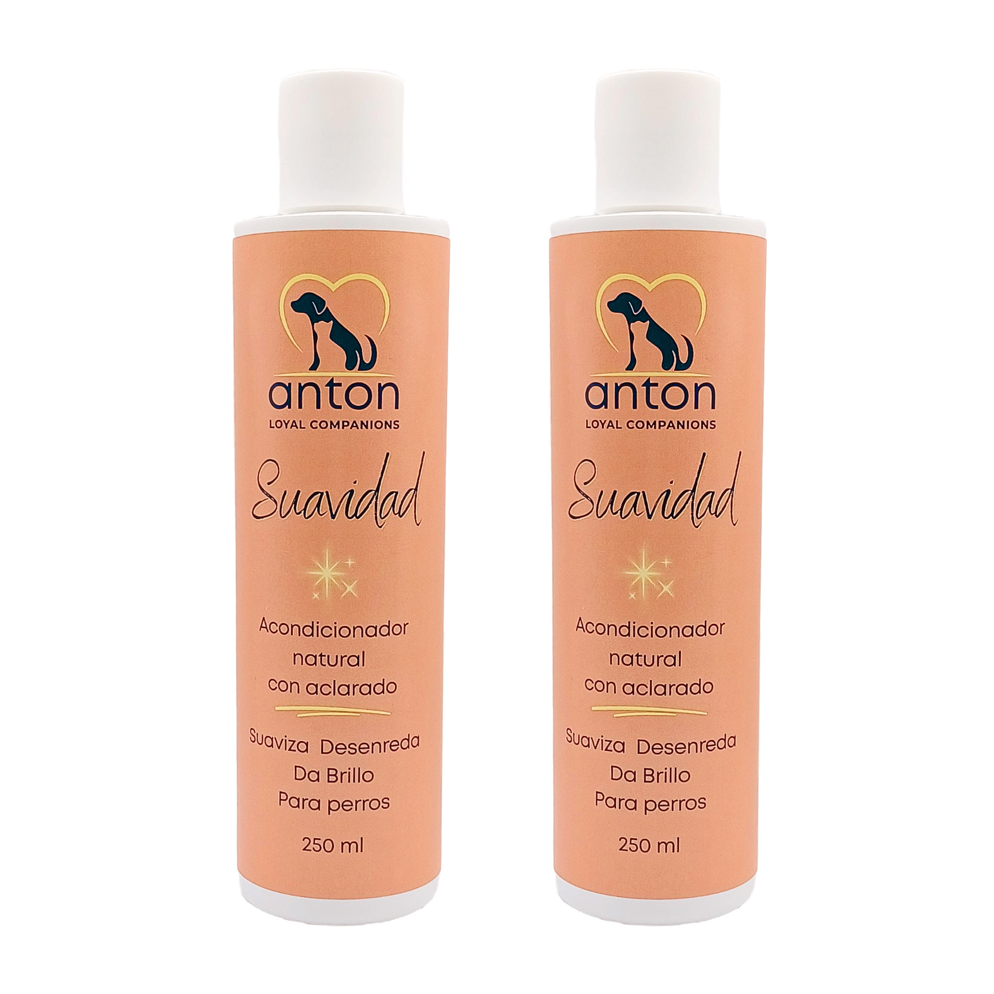 Acondicionador Natural Para Perros “suavidad” – Pack Ahorro – 2x250 Ml