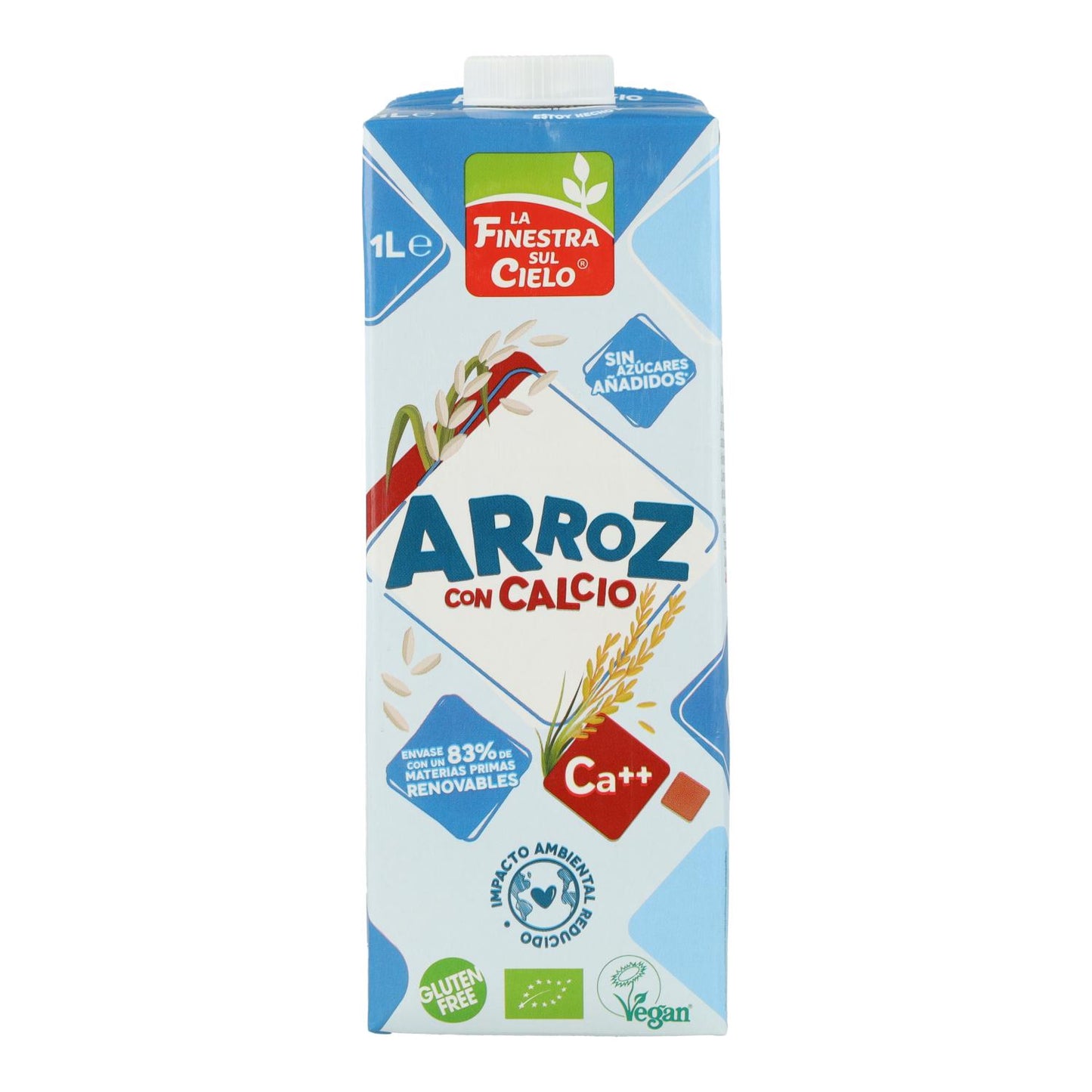 Pack 6 x Bebida de Arroz con Calcio La Finestra Sul Cielo 1 L