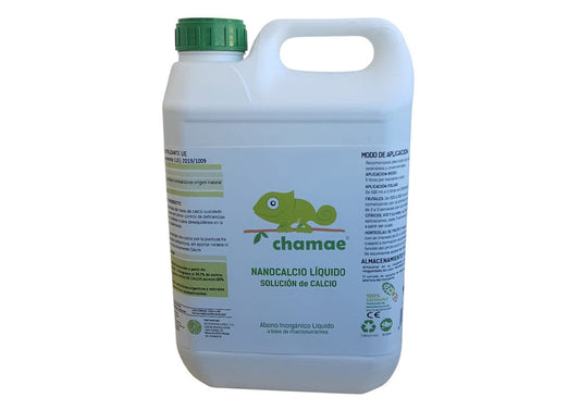 Enmienda Cálcica Nanocalcio Chamae Líquido Uso Profesional 5 Litros. El Calcio eficiente. Sin costes de aplicación