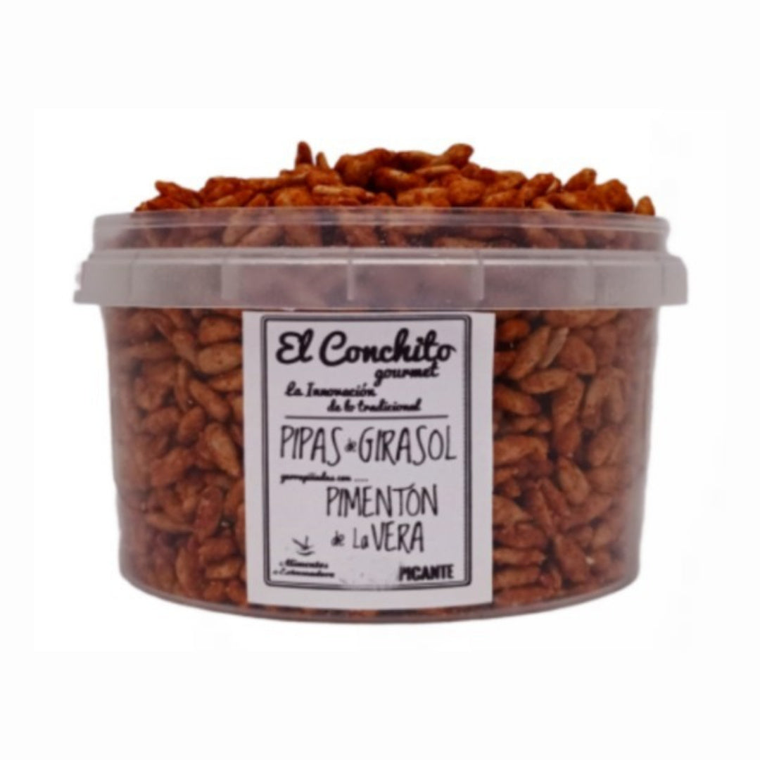 Pipas Garrapiñadas Con Pimentón Picante De La Vera Tarrina 240 G_0