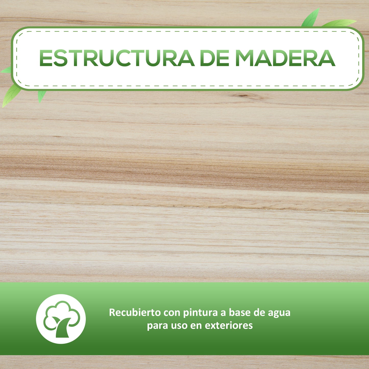 Outsunny Huerto Urbano Elevado Con Estante 90x40x81cm Mesa De Cultivo De Madera_5