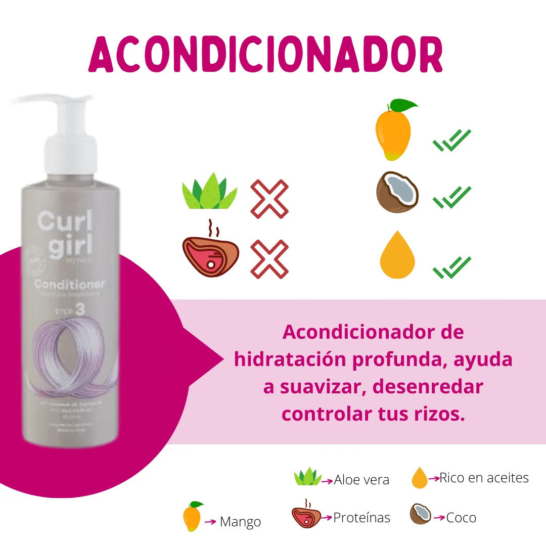Acondicionador Hidratante Nº3 Curl Girl Nordic 200ml_1