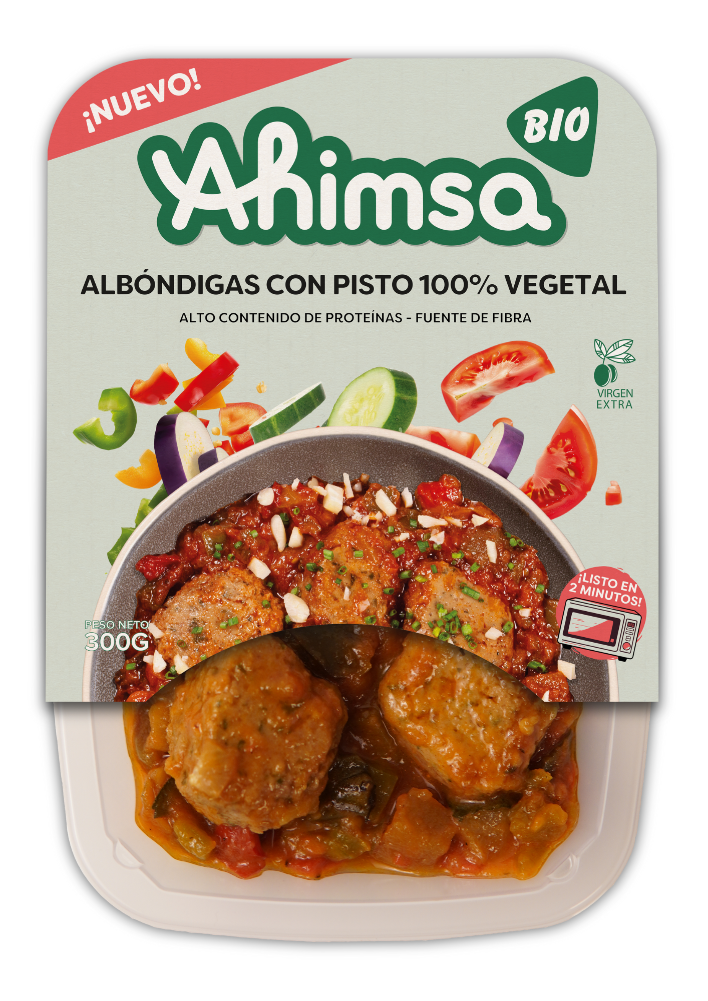 Albóndigas Veganas Con Pisto Ahimsa 300 G_0