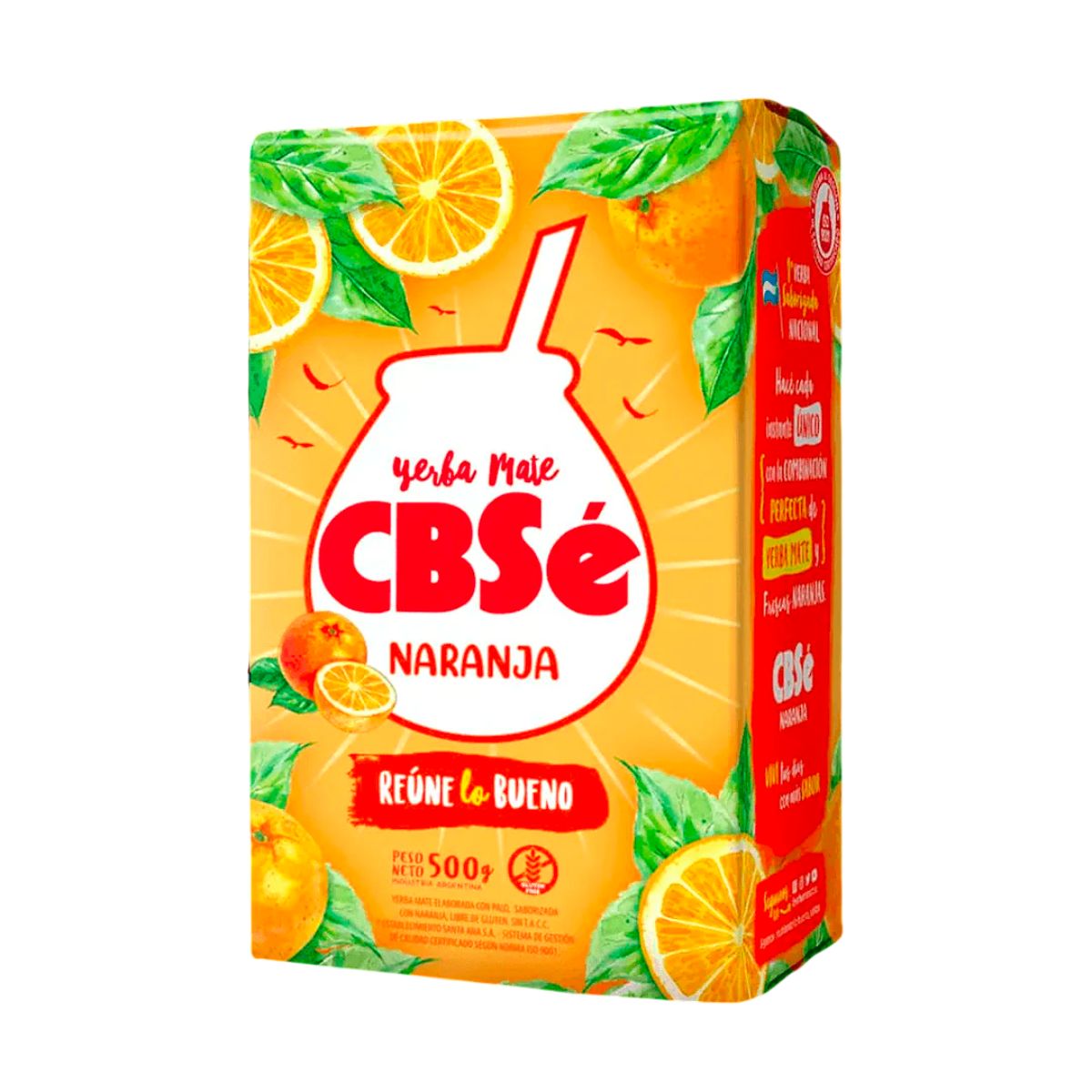 Yerba CBSé Naranja 12 sobres