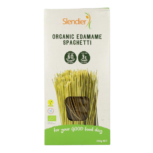 Espaguetis Veganos de Edamame Eco sin gluten Slendier 200 g