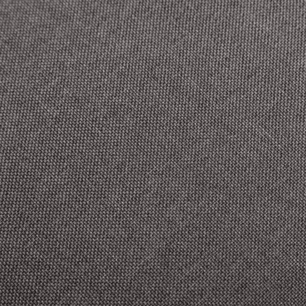 Taburetes De Cocina 2 Unidades Tela Gris Oscuro_5