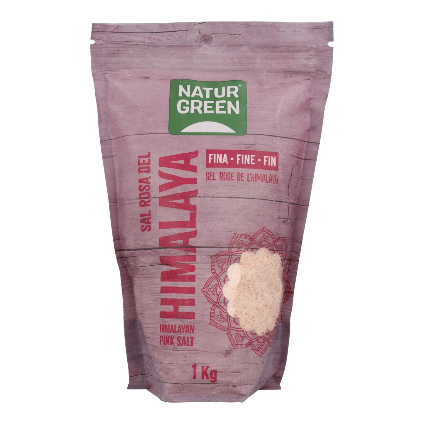 Sal rosa del Himalaya fina Naturgreen 1 kg