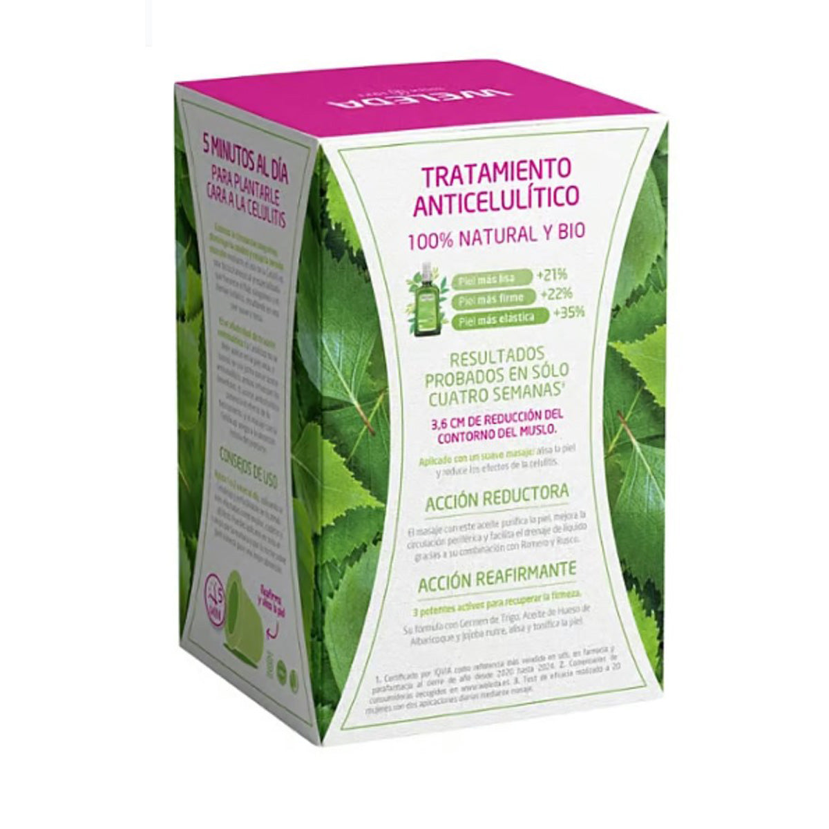 Doble Pack Abedul aceite anticelulítico 2x100 ml + REGALO Celulicup Weleda