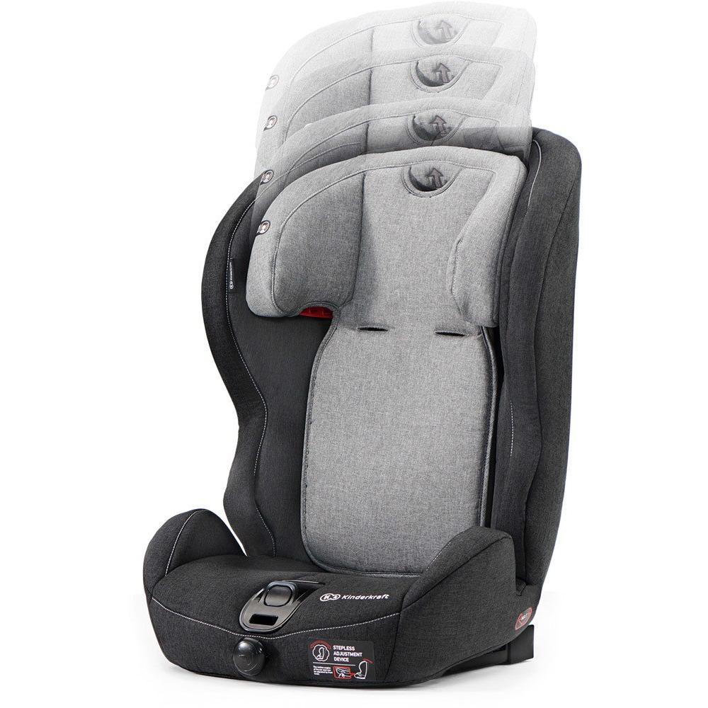 Silla de coche Safety Fix gris/negro con ISOFIX KinderKraft
