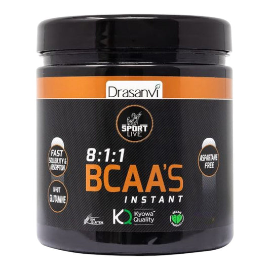 Sport Live Bcaa´s 8:1:1 + Glutamina Kyowa 275 Gr Limón