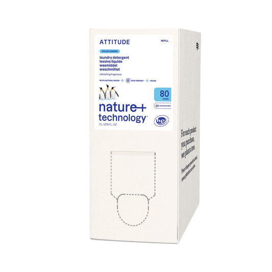 -recambio de detergente para la ropa Flores silvestres Nature + technology 2 L 80 lavados