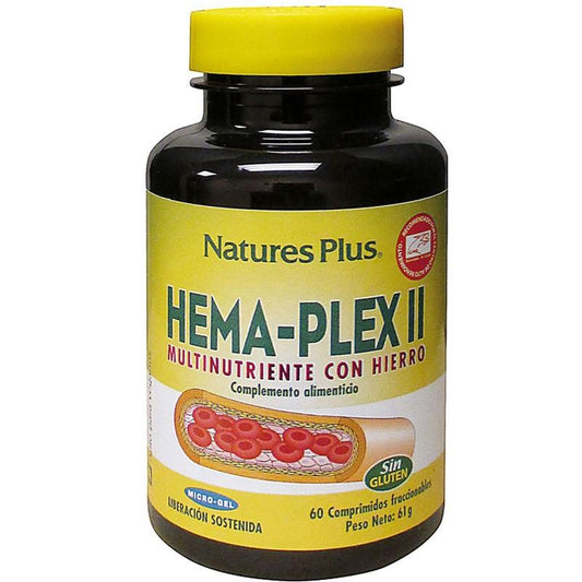 Hema-Plex II Nature's Plus 60 comprimidos