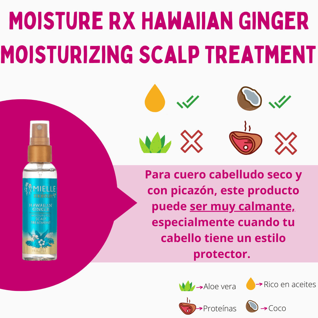 Tratamiento Para El Cuero Cabelludo Moisture Rx Hawaiian Ginger Mielle Organics 59ml_1