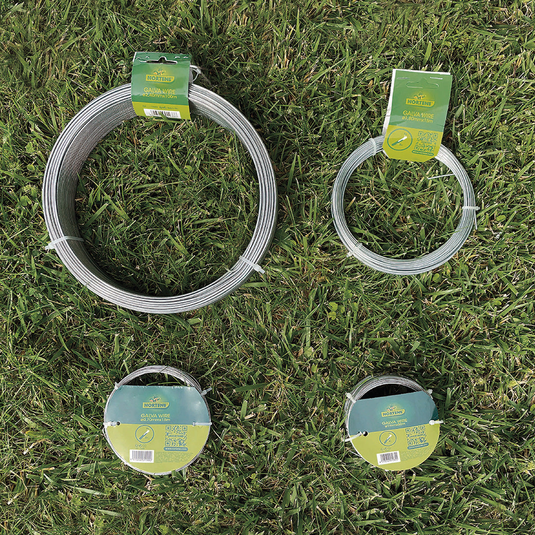 Alambre Galvanizado Galva Wire 2,4mm X 50m Nortene_1