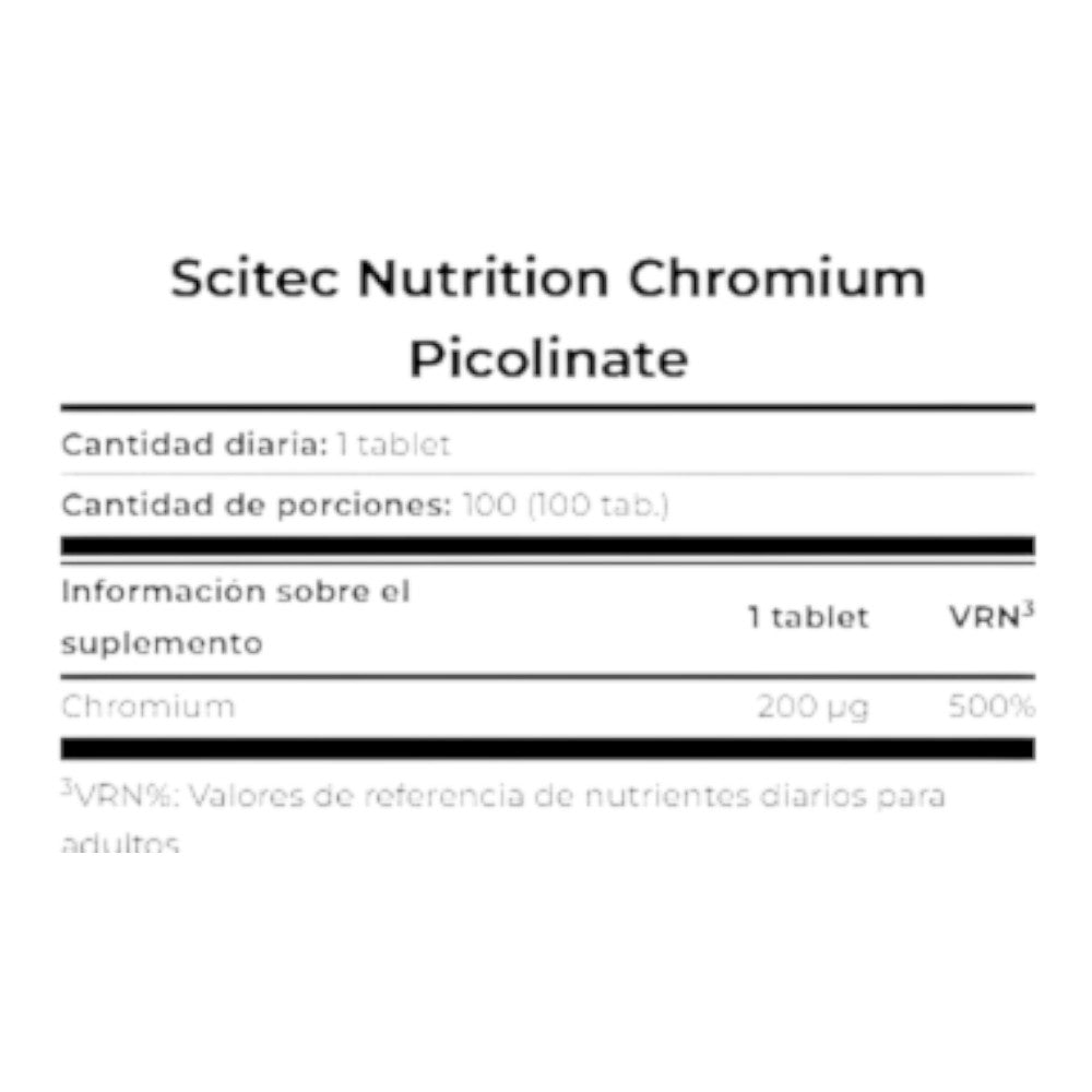Chromium Picolinate 100 Tab.