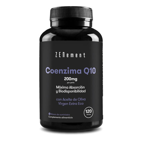 Coenzima Q10 200 mg, Zenement, 120 comprimidos