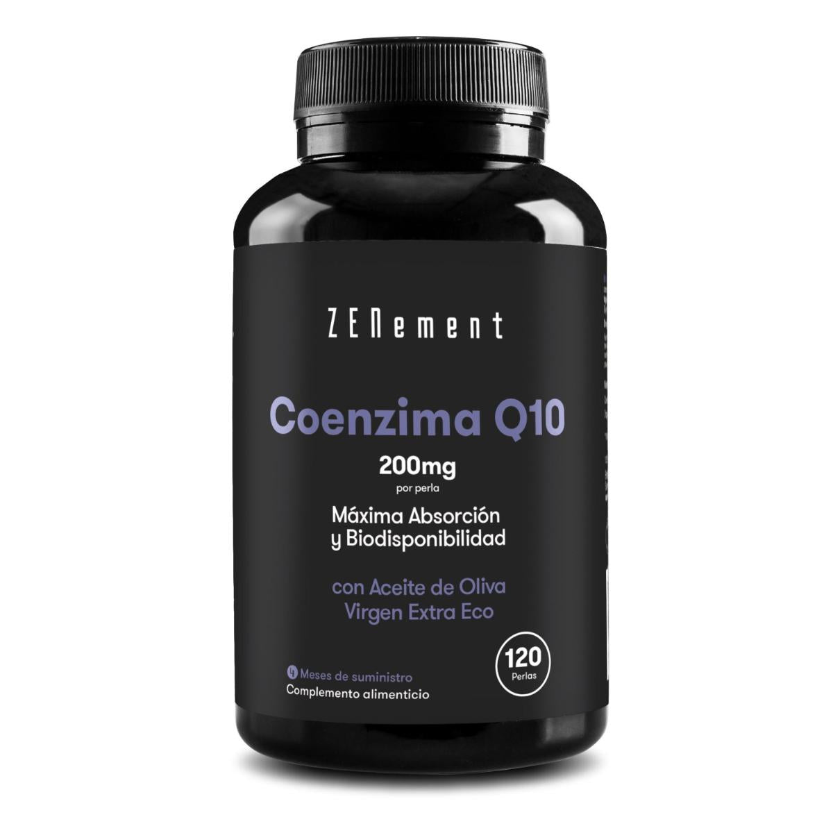 Coenzima Q10 200 mg, Zenement, 120 comprimidos