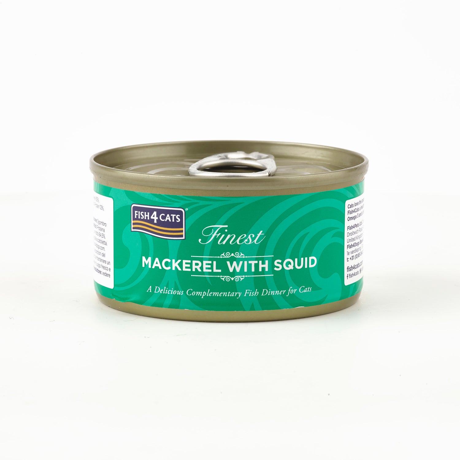 Fish4cats Filete Para Gato – Caballa Con Calamar 70 G (pack De 10)